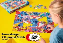 Kruidvat Ravensburger XXL puzzel Stitch aanbieding