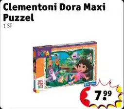 Kruidvat Clementoni Dora Maxi Puzzel aanbieding