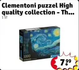 Kruidvat Clementoni puzzel High quality collection aanbieding