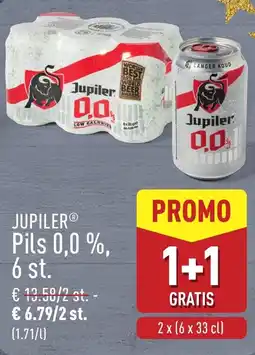 ALDI Jupiler pils 0.0% aanbieding