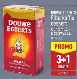 ALDI Douwe egberts filterkoffie dessert aanbieding