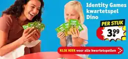Kruidvat Identity Games kwartetspel Dino aanbieding