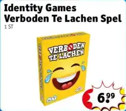 Kruidvat Identity Games Verboden Te Lachen Spel aanbieding
