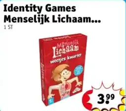 Kruidvat Identity Games Menselijk Lichaam aanbieding