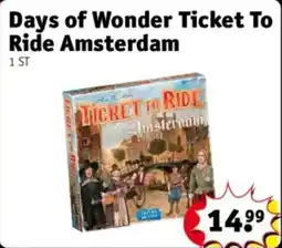 Kruidvat Days of Wonder Ticket To Ride Amsterdam aanbieding