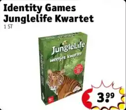 Kruidvat Identity Games Junglelife Kwartet aanbieding