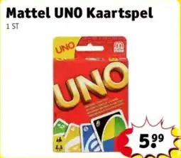 Kruidvat Mattel UNO Kaartspel aanbieding