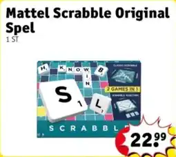 Kruidvat Mattel Scrabble Original Spel aanbieding