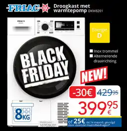Eldi Friac Droogkast met Warmtepomp DKW8201 aanbieding