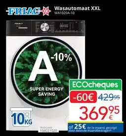 Eldi Friac Wasautomaat XXL aanbieding
