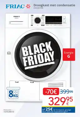 Eldi Friac Droogkast met Condensatie aanbieding