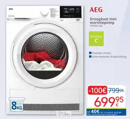 Eldi AEG Droogkast met Warmtepomp aanbieding