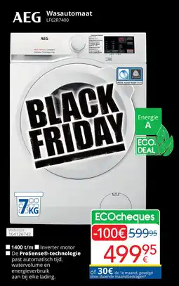 Eldi AEG Wasautomaat aanbieding