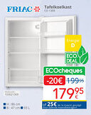 Eldi Friac Tafelkoelkast aanbieding