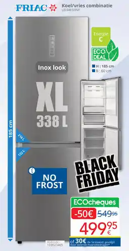 Eldi Friac Koel / Vries Combinatie aanbieding