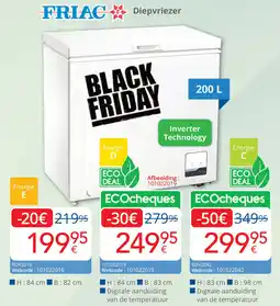 Eldi Friac Diepvriezer aanbieding