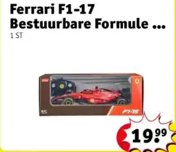 Kruidvat Ferrari F1-17 Bestuurbare Formule 1 Auto aanbieding