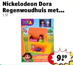 Kruidvat Nickelodeon Dora Regenwoudhuis met Dora en Boots Figuren aanbieding