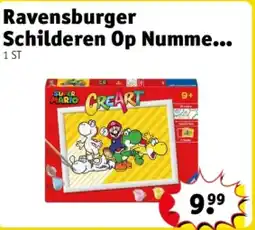 Kruidvat Ravensburger Schilderen Op Nummer Super Mario aanbieding