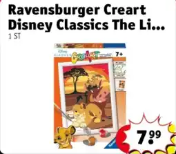 Kruidvat Ravensburger Creart Disney Classics The Lion King Schilderen Op Nummer aanbieding