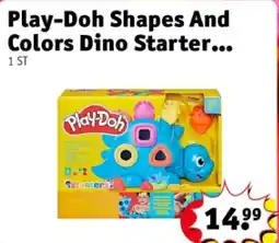 Kruidvat Play-Doh Shapes And Colors Dino Starter Kleiset aanbieding