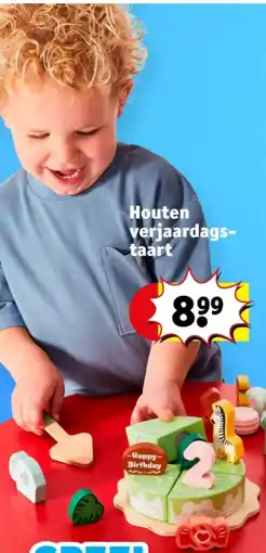 Kruidvat Houten verjaardagstaart aanbieding