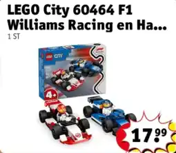 Kruidvat LEGO City 60464 F1 Williams Racing en Haas F1 Racewagens aanbieding