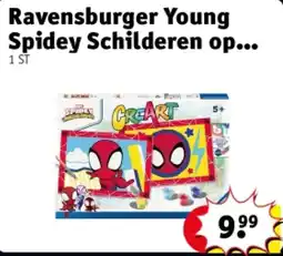 Kruidvat Ravensburger Young Spidey Schilderen op Nummer aanbieding