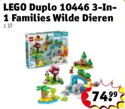 Kruidvat LEGO Duplo 10446 3-In1 Families Wilde Dieren aanbieding