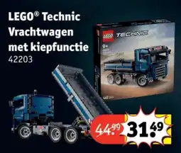 Kruidvat LEGO Technic Vrachtwagen met kiepfunctie aanbieding