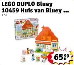 Kruidvat LEGO DUPLO Bluey 10459 Huis van Bluey en haar Familie met Geheugenspel aanbieding