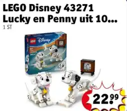Kruidvat LEGO Disney 43271 Lucky en Penny uit 101 Dalmatiërs aanbieding