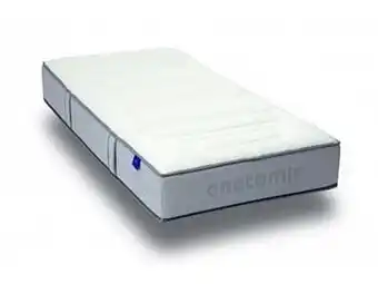 Matelas Revor Aero Anatomic 1500 (Gelpulse/ Viscogel) coloris blanc et gris-120x210 cm-Doux