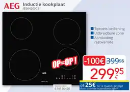 Eldi AEG Inductie kookplaat IBS64200CB aanbieding
