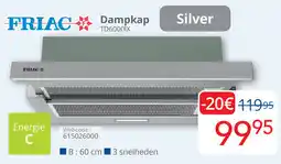 Eldi Friac Dampkap TD6000ÏX aanbieding