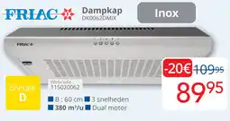 Eldi Friac Dampkap DK0062DMIX aanbieding