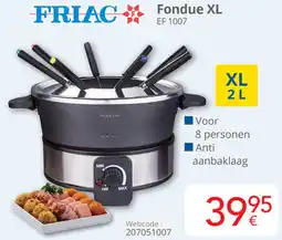 Eldi Friac Fondue XL EF 1007 aanbieding