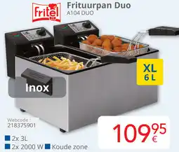 Eldi Fritel Frituurpan Duo A104 DUO aanbieding
