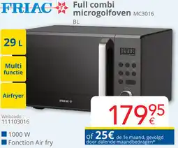 Eldi Friac Full combi microgolfoven MC3016 aanbieding
