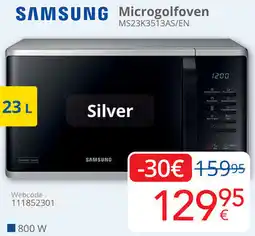 Eldi Samsung Microgolfoven MS23K3513AS/EN aanbieding