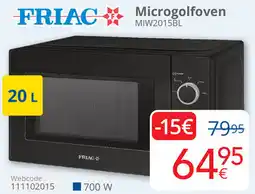 Eldi Friac Microgolfoven MIW2015BL aanbieding