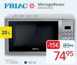Eldi Friac Microgolfoven MIW2032S/EL aanbieding