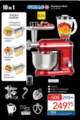 Eldi Friac Keukenrobot KM 5140 RD aanbieding