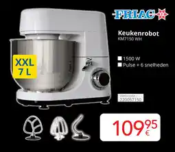 Eldi Friac Keukenrobot KM7150 WH aanbieding