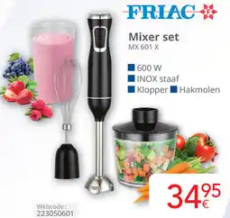 Eldi Friac Mixer set MX 601 X aanbieding
