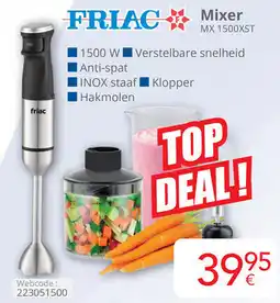 Eldi Friac Mixer MX 1500XST aanbieding