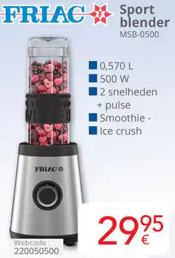 Eldi Friac Sport blender MSB-0500 aanbieding
