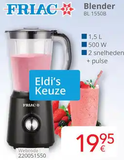 Eldi Friac Blender BL 1550B aanbieding