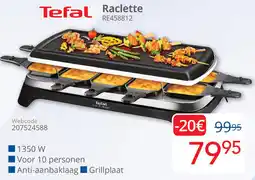 Eldi Tefal Raclette RE458812 aanbieding