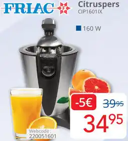 Eldi Friac Citruspers CIP1601IX aanbieding